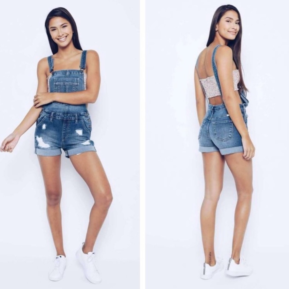 Kancan Kasia Evans overall shorts